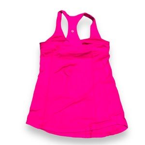 Lululemon cool racerback tank size 6 pink